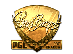 Sticker | pashaBiceps (Gold) | Krakow 2017