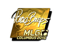 Sticker | pashaBiceps (Gold) | MLG Columbus 2016