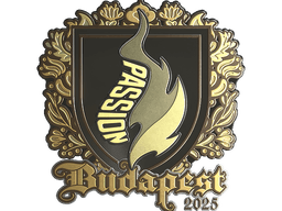 Sticker | Passion UA (Gold) | Budapest 2025