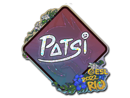 Sticker | Patsi (Glitter) | Rio 2022