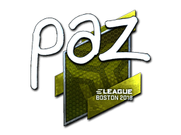 Sticker | paz (Foil) | Boston 2018