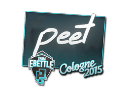 Sticker | peet | Cologne 2015