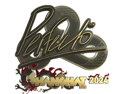 Sticker | Perfecto (Gold) | Shanghai 2024
