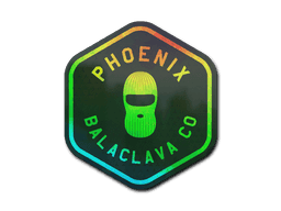 Sticker | Phoenix Balaclava Co. (Holo)