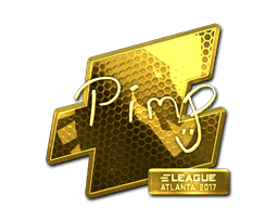 Sticker | Pimp (Gold) | Atlanta 2017