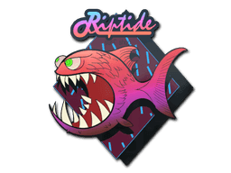 Sticker | Pink Jaggyfish