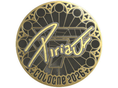 Sticker | piriajr (Gold) | Cologne 2026