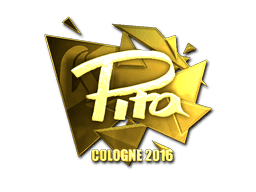 Sticker | pita (Gold) | Cologne 2016