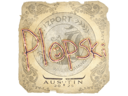 Sticker | Plopski | Austin 2025