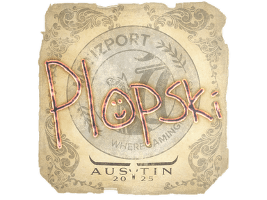 Sticker | Plopski | Austin 2025