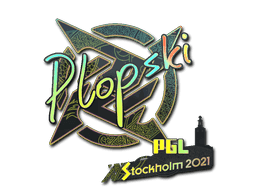 Sticker | Plopski (Holo) | Stockholm 2021