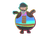 Sticker | Poorly Drawn Balkan (Holo)