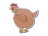 Sticker | Poorly Drawn Chicken