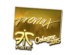 Sticker | pronax (Gold) | Cologne 2015