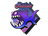 Sticker | Purple Jaggyfish