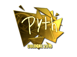 Sticker | pyth (Gold) | Cologne 2016