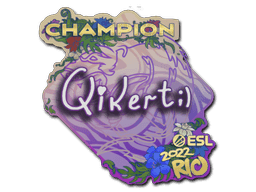 Sticker | qikert (Champion) | Rio 2022