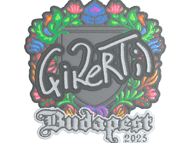 Sticker | qikert (Embroidered) | Budapest 2025