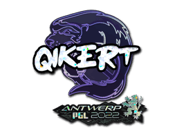 Sticker | qikert (Glitter) | Antwerp 2022