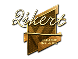 Sticker | qikert (Gold) | Boston 2018