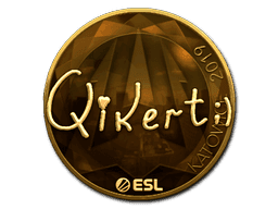 Sticker | qikert (Gold) | Katowice 2019