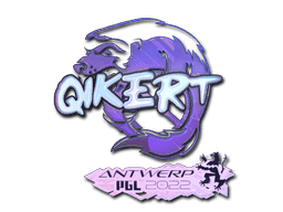 Sticker | qikert (Holo) | Antwerp 2022