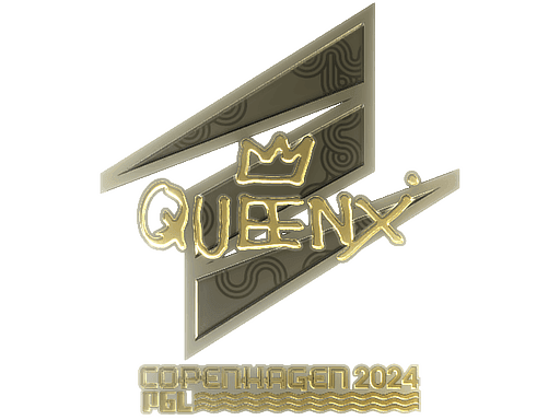 Sticker | Queenix (Gold) | Copenhagen 2024