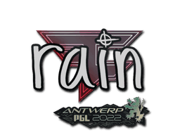 Sticker | rain | Antwerp 2022