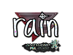 Sticker | rain (Glitter) | Antwerp 2022