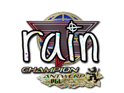 Sticker | rain (Glitter, Champion) | Antwerp 2022