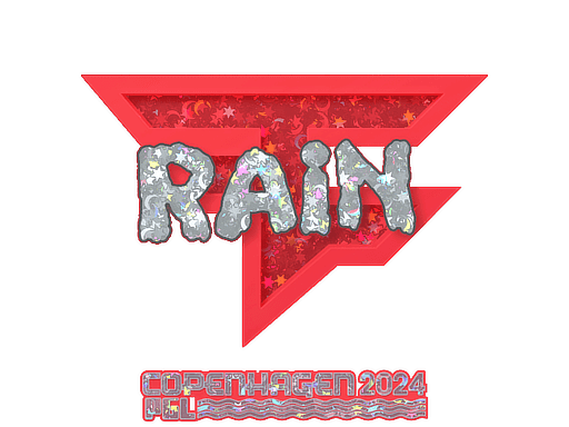 Sticker | rain (Glitter) | Copenhagen 2024