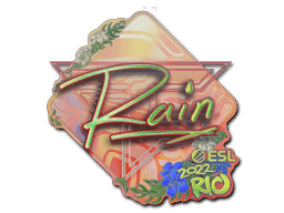 Sticker | rain (Holo) | Rio 2022