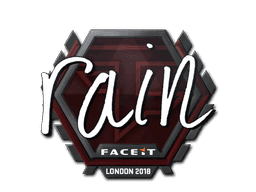 Sticker | rain | London 2018