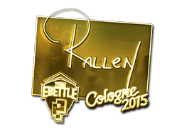 Sticker | rallen (Gold) | Cologne 2015