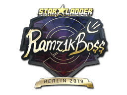 Sticker | Ramz1kBO$$ (Gold) | Berlin 2019