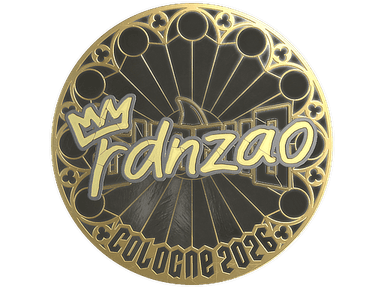 Sticker | rdnzao (Gold) | Cologne 2026