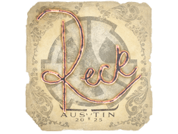 Sticker | reck | Austin 2025