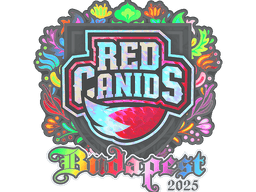 Sticker | RED Canids (Holo) | Budapest 2025