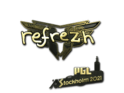 Sticker | refrezh (Gold) | Stockholm 2021