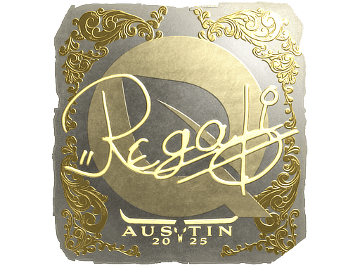 Sticker | regali (Gold) | Austin 2025