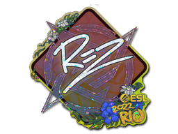 Sticker | REZ (Glitter) | Rio 2022