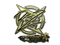 Sticker | REZ (Gold) | Antwerp 2022