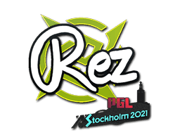 Sticker | REZ | Stockholm 2021