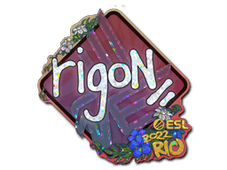 Sticker | rigoN (Glitter) | Rio 2022