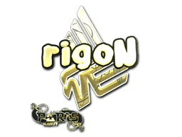 Sticker | rigoN (Gold) | Paris 2023