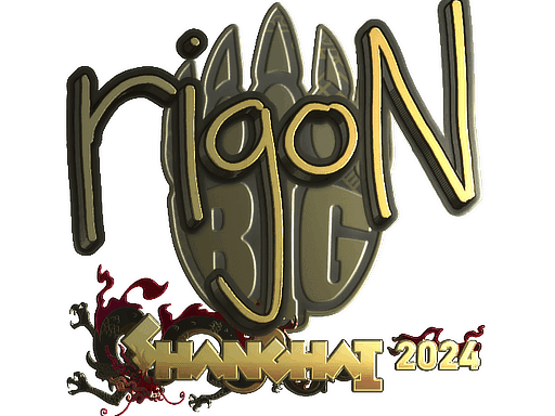 Sticker | rigoN (Gold) | Shanghai 2024