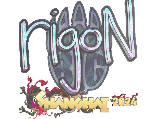 Sticker | rigoN (Holo) | Shanghai 2024