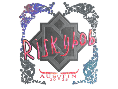 Sticker | riskyb0b (Holo) | Austin 2025