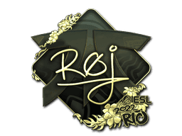 Sticker | roeJ (Gold) | Rio 2022