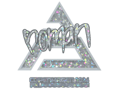 Sticker | roman (Glitter) | Copenhagen 2024